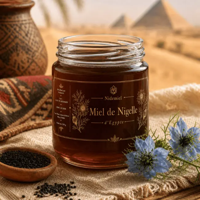 Miel de nigelle d’Égypte